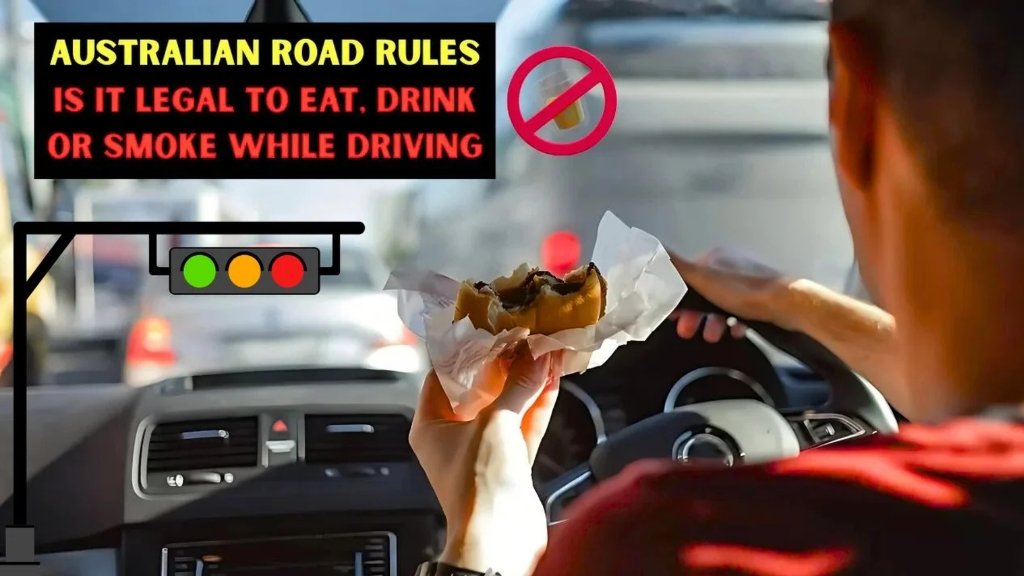 Aussies Face $1,500 Penalty for Eating, Drinking or Vaping in the Car!
